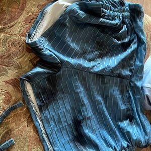 Brand - fashion. Blue with black tie-dye. Never worn, Size large